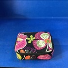 Vera Bradley Floral Paisley Zip Zipper Travel Pill Case Organizer Box Pouch