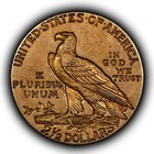 1909 G 2 50 Indian Head Gold Quarter Eagle - Luster - Xf - Sku-g5367