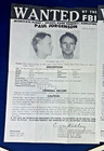 Fbi Wanted Poster Collection 12 Vintage 1970s Crime Murder Kidnaping Robbery