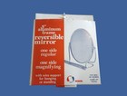 Vintage Military Px Reversible Magnifying 5  Mirror Shaving Nos In Box