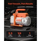 Uimoso 3 5 Cfm Single Stage Rotary Vane Vacuum Pump With Oil For Hvac Systems