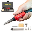 Cordless Butane Soldering Iron Kit 3 In 1 Torch Heat Gun 5 Tips Solder Wire