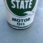 Vintage Quaker State Hd Sae 30 Metal Motor Oil Can Full Unopened