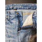 American Eagle Hi-rise Jegging Distressed Luxe Stretch 4 Long Blue