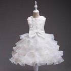Flower Girls Kids Princess Bridesmaid Layered Party Dress Tutu Dresses Prom Gown