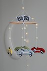 Retro Racing Cars Nursery Baby Mobile