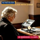 Large Magnifying Glass With Phone Stand  Full Page Magnifier For Reading