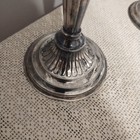Vintage Pr  Sheffield England Silverplate 3-light Candelabras Candle Holders