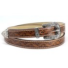 Western Fashion Cowgirl Cowboy Belts For Fit 24 -26  Waist  Width 0 7  Brown  1