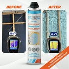 Thermal   Heat Insulation Spray Foam Kit  12x32 8 Oz   Foam Cleaner And Foam Gun