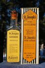 Antique St Joseph s Glycerine Medicine Bottle Embossed Labeled In Box W  Wrapper