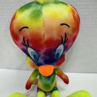 Looney Tunes Rainbow Tweety Bird 13  Stuffed Animal Plush Toy Factory L