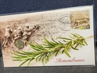 2017 Remembrance Day Rosemary Pnc With  2   C    Mintmark Coloured Coin