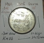 3 Canada 80  Silver 50 Cents Coin Lot 1964 1965 1966 Total  9 Troy Ounces