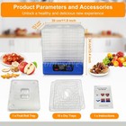 10layers Trays Food Dehydrator Electric Machine Fruit Jerky Dryer Timer 95   -160   