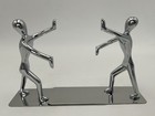 Set Of Stainless Steel Modern Humanoid Bookends 6   