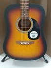 Fender Fa-25 Dreadnought Acoustic  beginner  Guitar In Sunburst