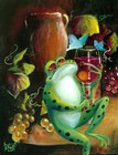 Your Custom Painted House-landscape  Cartoon Character- Painted On Canvas