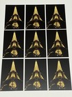Eiffel Tower Postcard Lot Of 9 Paris France 2010 Dazzling Souvenir Post Card