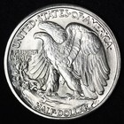 1947-d Walking Liberty Half Doiiar In Au Condition