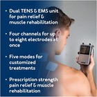 Roscoe Medical Tens Ems Muscle Stimulator 4 Channel For Pain Relief   Recovery
