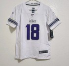 Minnesota Vikings Justin Jefferson  18 Stitched Jersey Kids Size L  14 16  Nwt 
