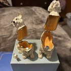 Bejeweled Westie West Highland White Terrier Mom Dad And Baby Trinket Box