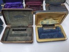 Lot Of 8 Gillette Razor Cases  Sheraton  Aristocrat Gold Tech - For Restoration