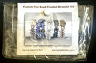 Marion Jewels In Fiber Turkish Flat Bead Crochet Bracelet Kit - New