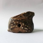 Japanese Carved Wood Netsuke Signed Kitahara          - Crouching Deer   Shika