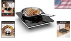 Versatile Induction Hot Plate - 8 Temperature Settings   Child Safety Features