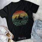 Womens Vintage Great Smoky Mountains National Park Bear V-neck Unisex T-shirt