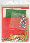  1880 Bucilla Very Vintage Felt Jeweled Ornament Kit  santa   Reindeer  - New 