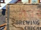 Vintage Atlas Brewing Company - Chicago  Il Wooden Crate  circa 1930s 