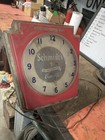 Vintage Schmidts Beer Clock Keystone Shape Lights Up Doesn t Work For Restore