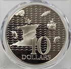 1977-fm Trinidad   Tobago  10 Proof Coin Pcgs Graded Pl68