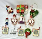 Vintage Christmas Tree Ornaments Mixed Lot 13 Total Items