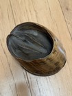 Antique Vintage Taxidermy Horse Hoof Ashtray  Mounted On Horse Shoe