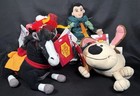 Lot Of 4 Nwt Disney Store Mulan Bean Bag Plush Mulan Khan Little Brother Mushu