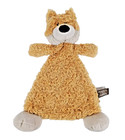 Demdaco Fox Rattle Lovey Security Blanket Plush Orange Brown 12  Baby Soft Toy