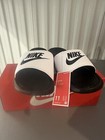 Nike Benassi Jdi Men s Slide White   Black Size 11 New