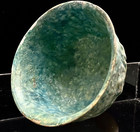 Early Middle Eastern Islamic Persian Turquoise Blue Glazed Kash-an Bowl-rare