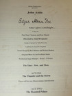 John Astin Edgar Allan Poe Once Upon A Midnight  8 Page Program