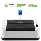 Aurora Gb 110-sheet Auto Feed Micro-cut Paper Shredder With Pullout Basket White