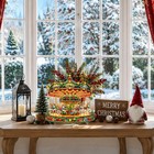 Yunzlly Christmas Diamond Art Painting Kit Desktop Carrousel