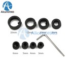 9pcs Bit Positioner Small Wrench Drill Depth Stop Ring 3-16mm Drill Bit Limiter