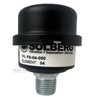 1 2  Npt Air Compressor Intake Filter Silencer Metal Housing Canister Usa Made