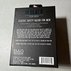 Classic Safety Razor With Chrome Stand For Men M Black For Men Brand-new Sealed
