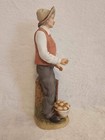 Homco 8807 Porcelain Figurine 10  Old Man Farmer Potatoes Vtg Rare