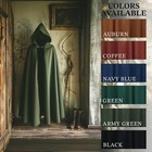 Medieval Hooded Cape Cloak  Renfair Mens Ranger Cosplay Costume  Lotr Halloween